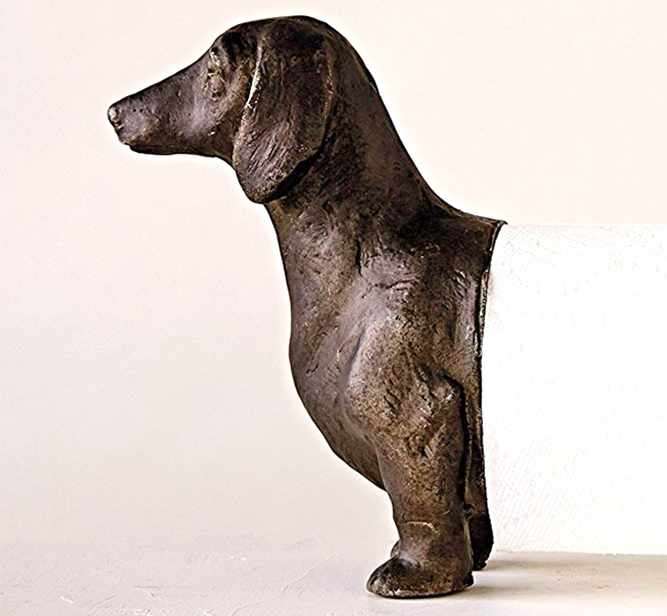 Dachshund Dog Paper Towel Holder - Wiener Dog Paper Towel Dispenser
