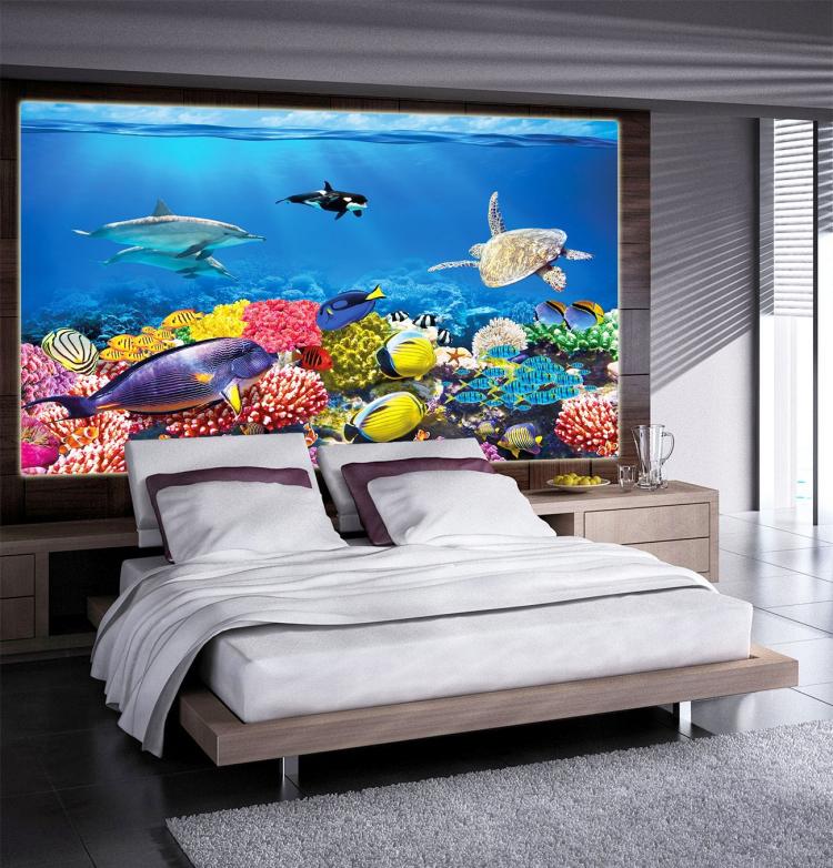Window Fish Aquarium Film Sticker Decal