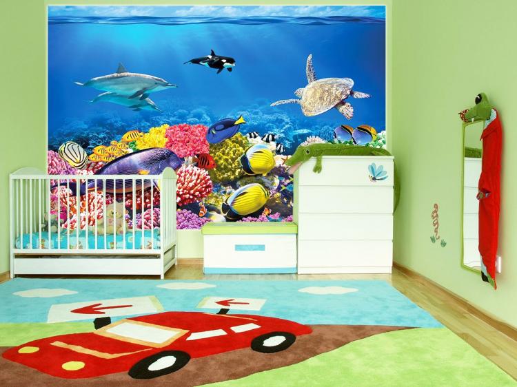 Window Fish Aquarium Film Sticker Decal