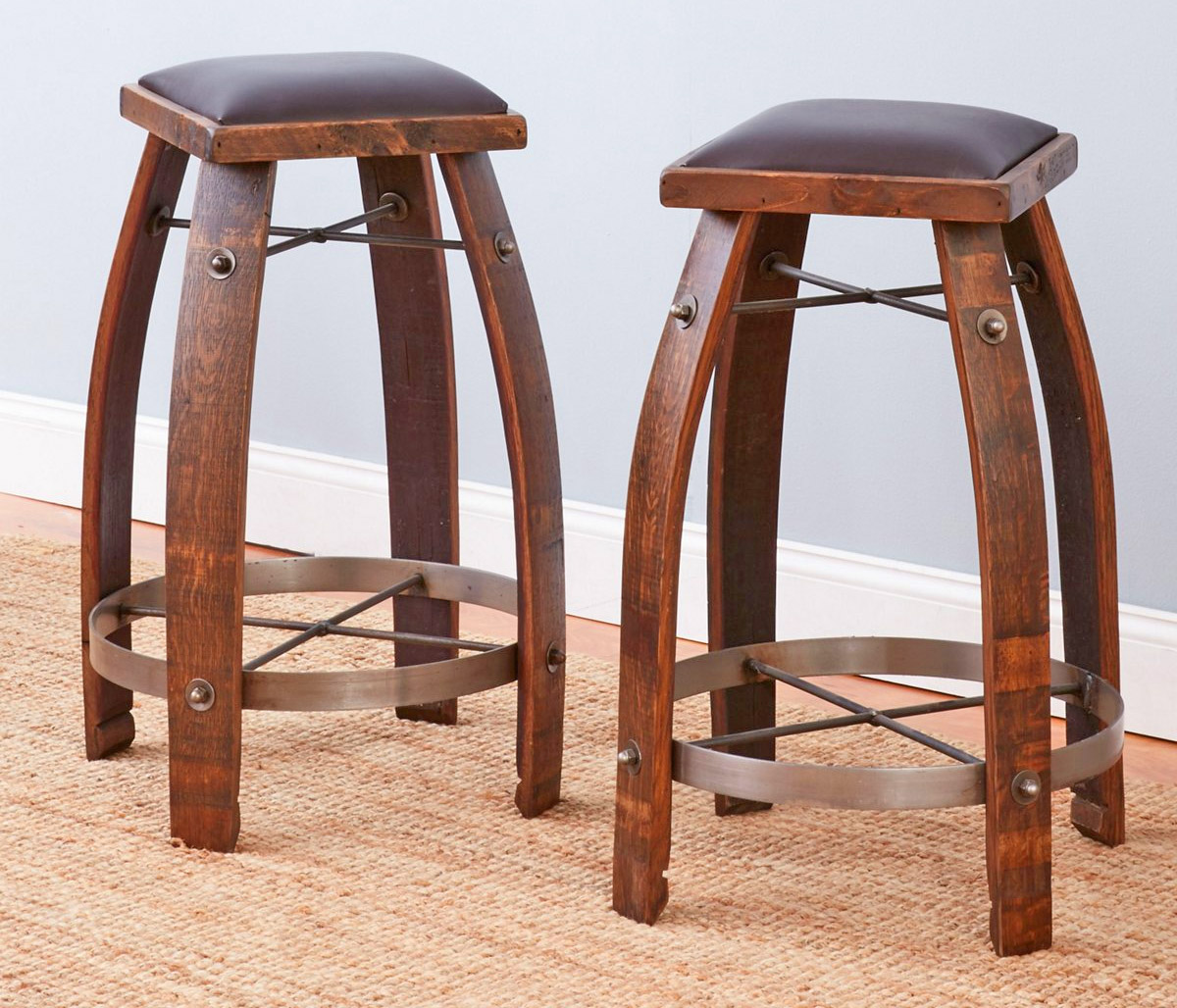 Ultimate Wine Barrel Table Has a Hidden Storage Inside - Wine barrel stools