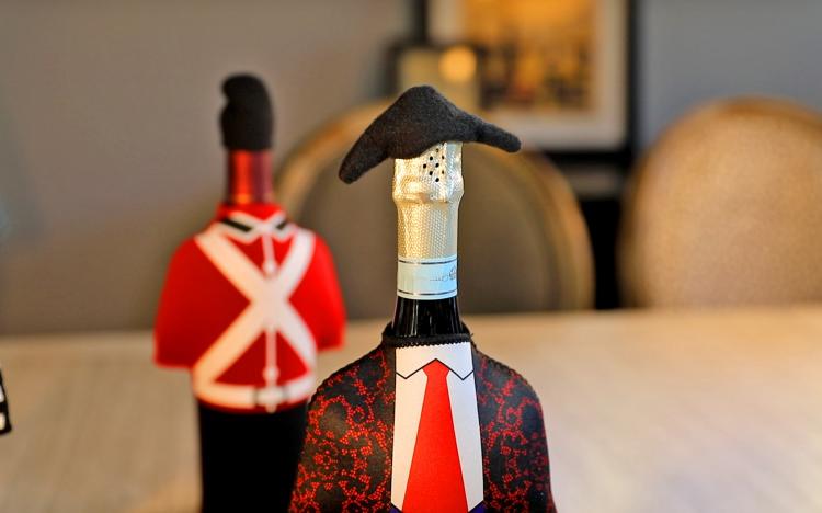 Wine Bottle Costume - Unique wine bottle covers - Spanish bullfighter bottle cover