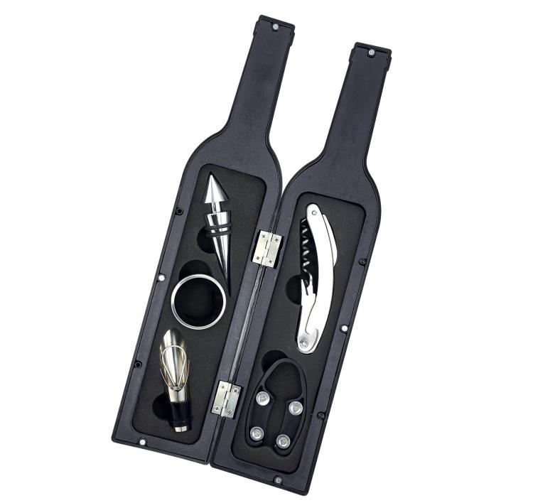 Wine Bottle Shaped Wine Tools Container