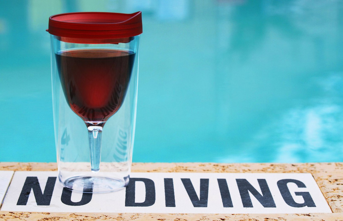 Vino2Go Wine Glass Sippy Cup For Drinking Wine On The Go