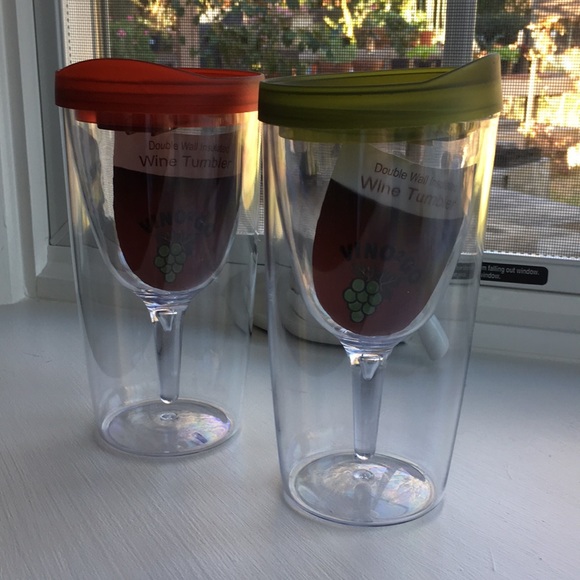 Vino2Go Wine Glass Sippy Cup For Drinking Wine On The Go