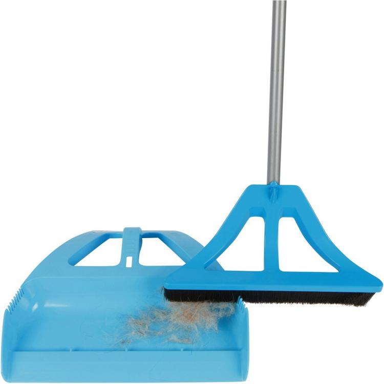 Wisp One handed broom - stand while sweeping into dustpan - Unique broom with tons of features