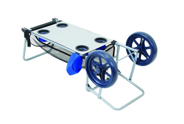 Wonder Cart Beach Cart That Doubles as a Table - Beach cart table