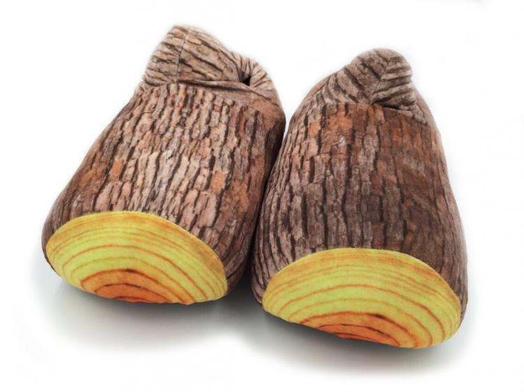 Wood Stump Slippers - Log slippers
