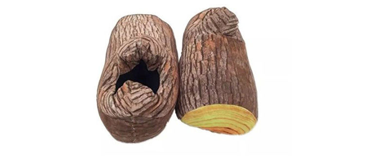Wood Stump Slippers - Log slippers