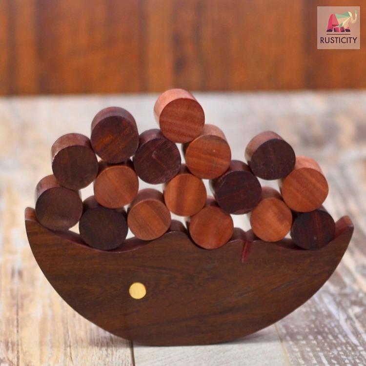 durable and decay resistant - Crescent Moon Balance Game Toy
