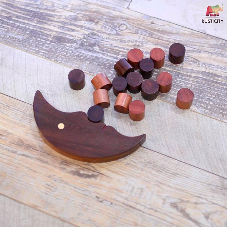 durable and decay resistant - Crescent Moon Balance Game Toy
