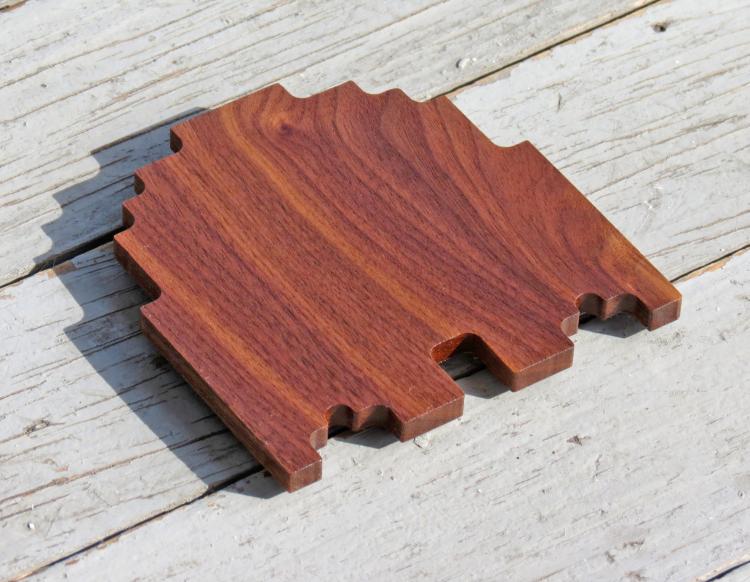 Wooden Pac-Man Coasters