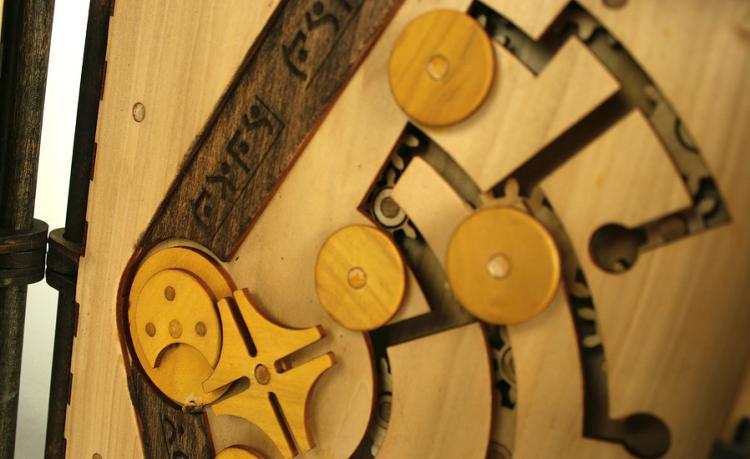 Codex Silenda Wooden Puzzle Book - Puzzle Book Makes You Solve Puzzle Before Turning Page
