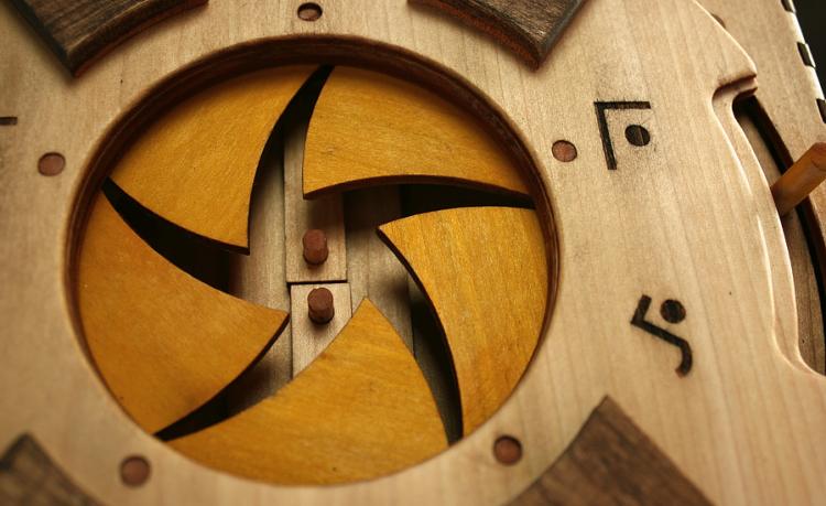Codex Silenda Wooden Puzzle Book - Puzzle Book Makes You Solve Puzzle Before Turning Page
