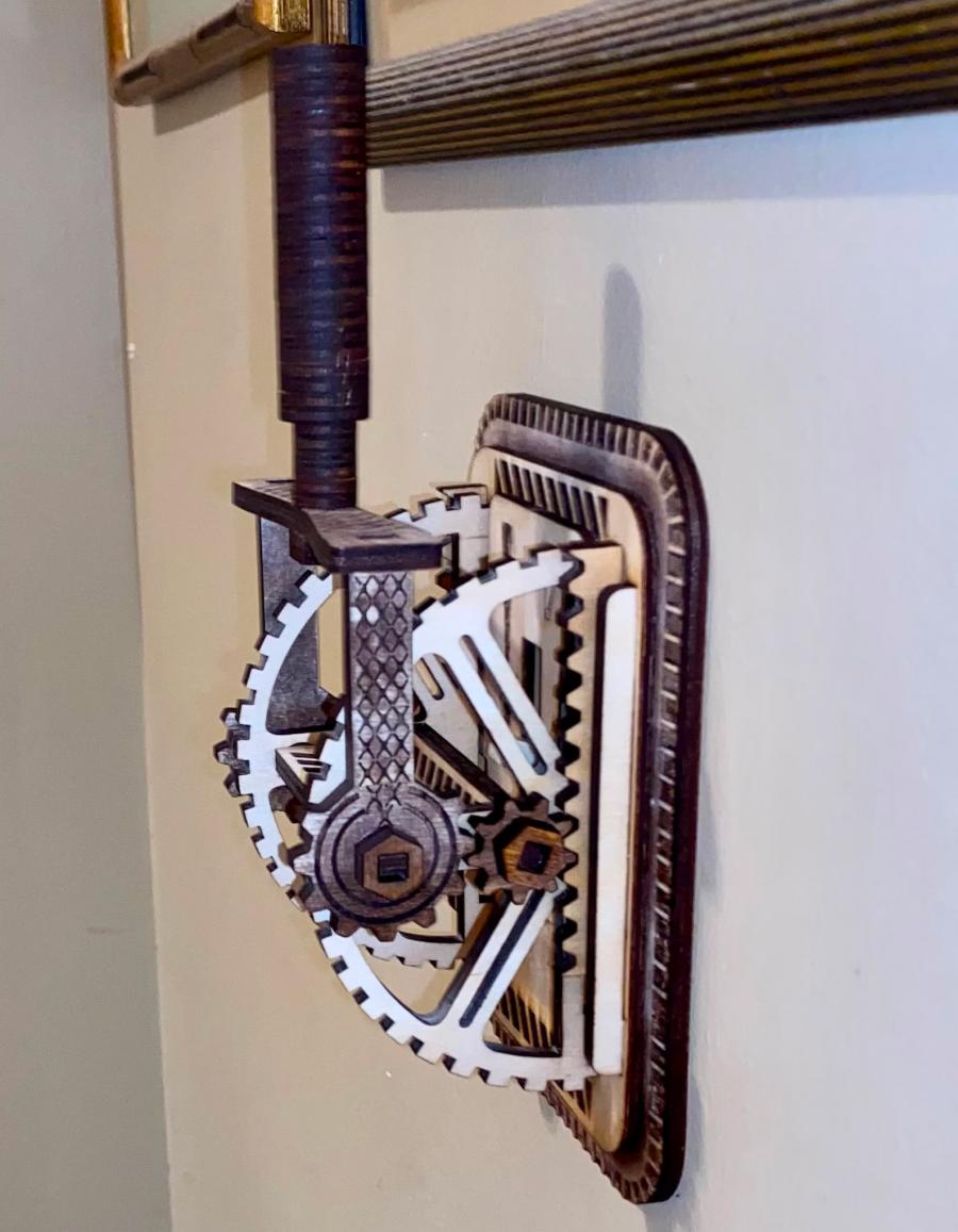 Giant Wooden Steampunk Light Switch