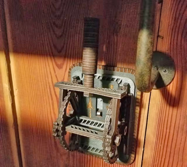 Giant Wooden Steampunk Light Switch