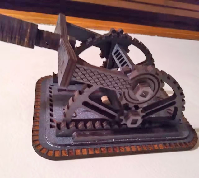 Giant Wooden Steampunk Light Switch