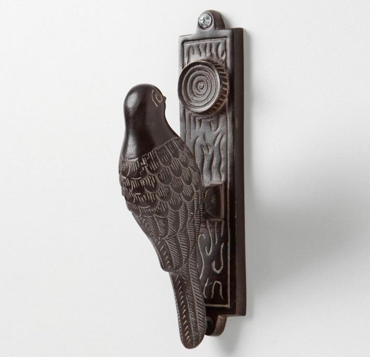 Brass Woodpecker Doorknocker