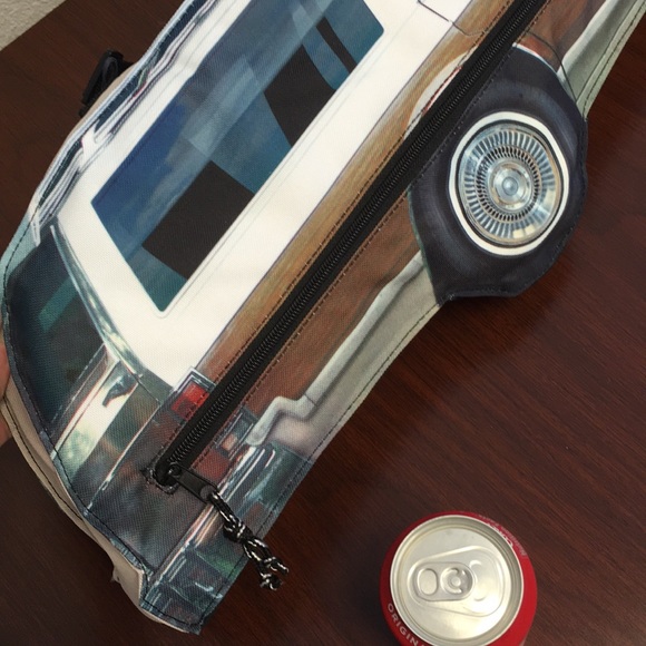 Woody Station Wagon Shaped drink cooler sling bag