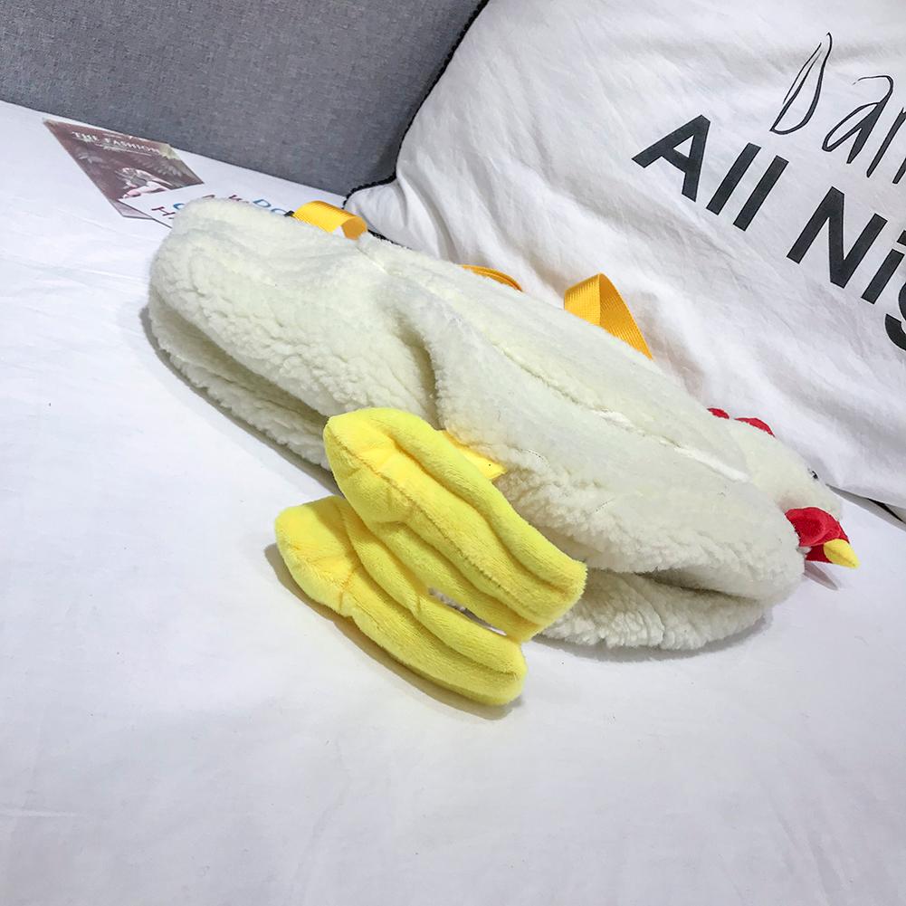 Wool Chicken Bag - Fleece Chicken Shaped Purse