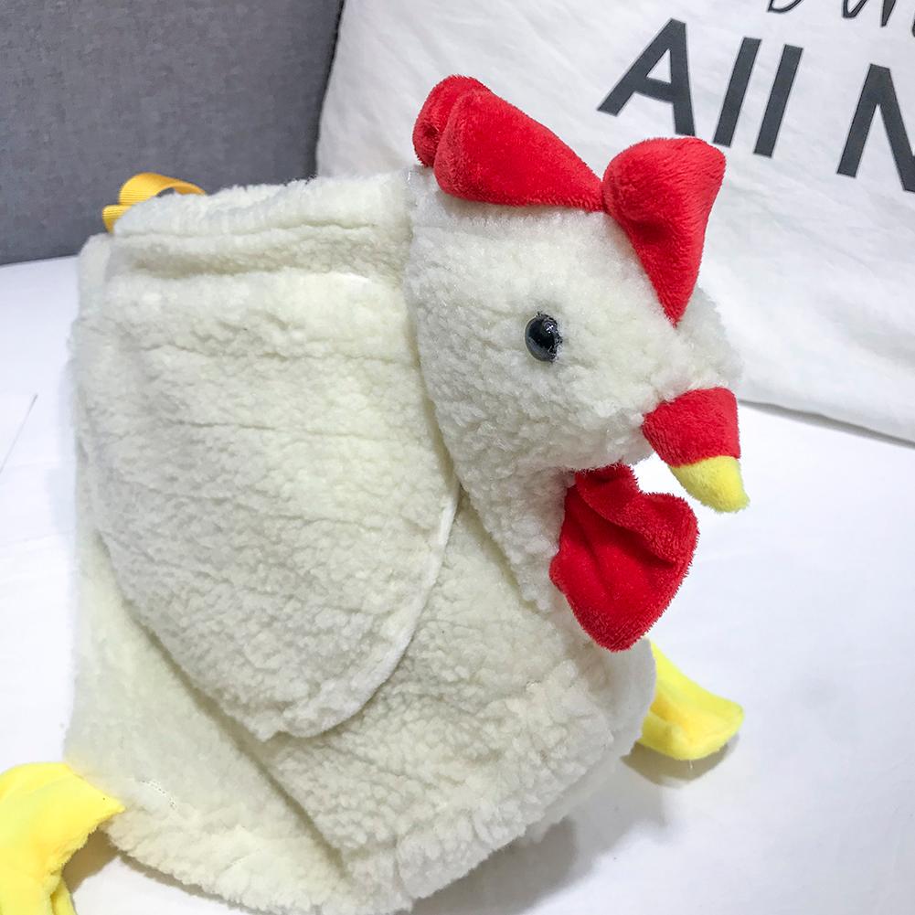 Wool Chicken Bag - Fleece Chicken Shaped Purse