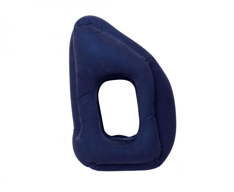 Unique Travel Pillow - Inflatable travel pillow - Pillow lean against pullout table to sleep on plane
