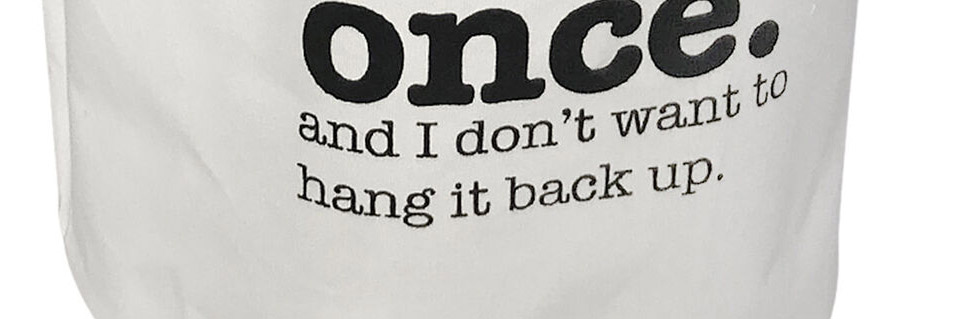 Wore It Once Laundry Bag - Wore it once and I don't want to hang it back up