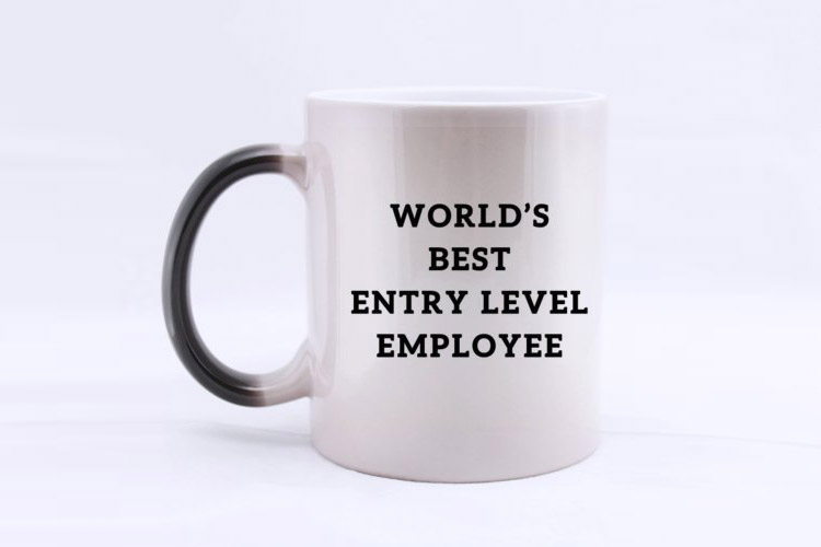 World's Best Entry Level Employee Mug - Best funny office mug