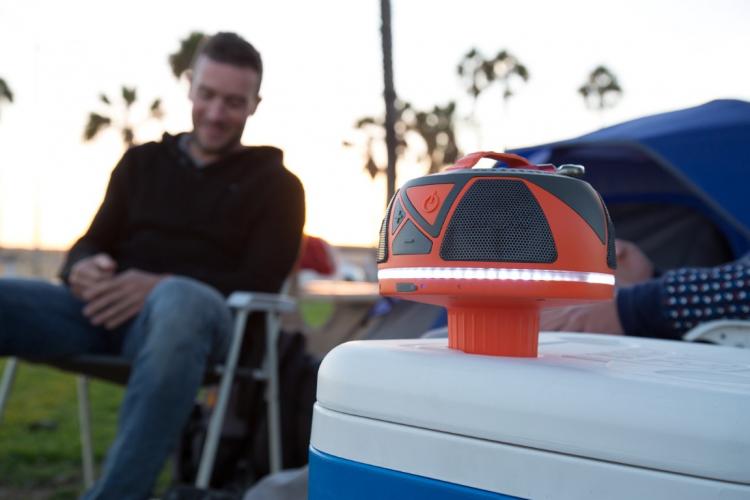 Wow-Sound Floating Speaker - Waterproof, 360 Degree Rugged Speaker - Best outdoor adventure camping speaker