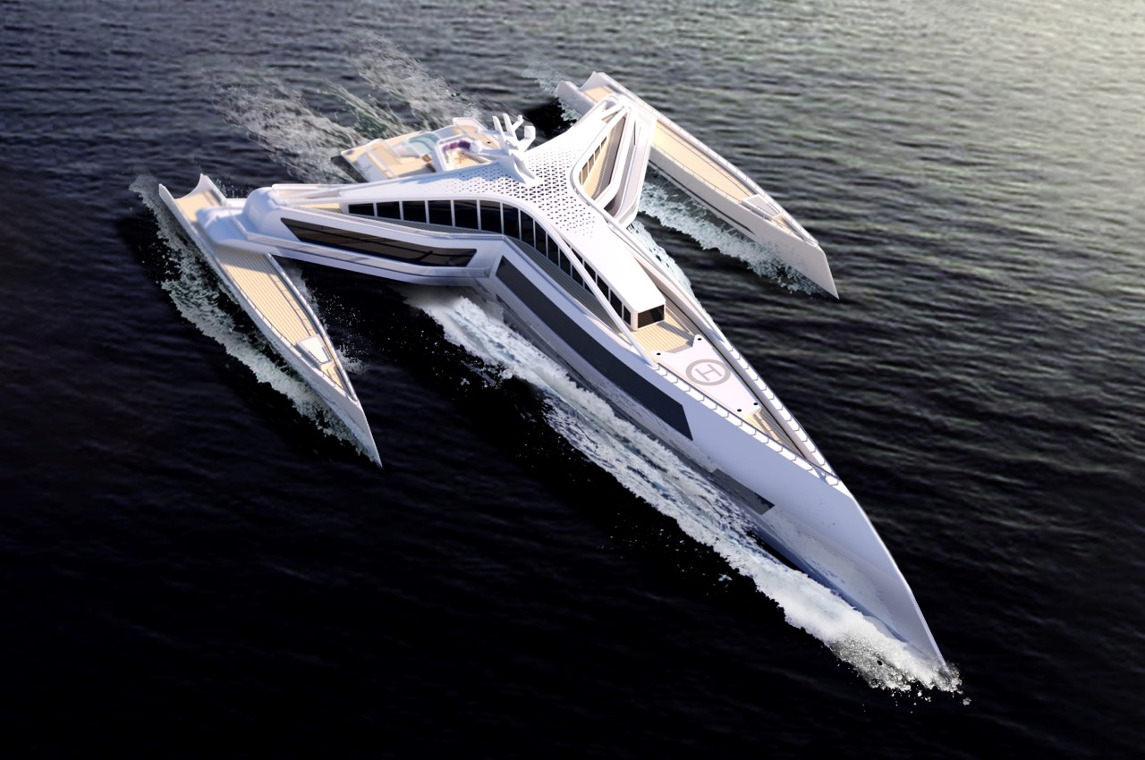 Y-Wing Star Wars Super Yacht - Estrella by Yeojin Jung
