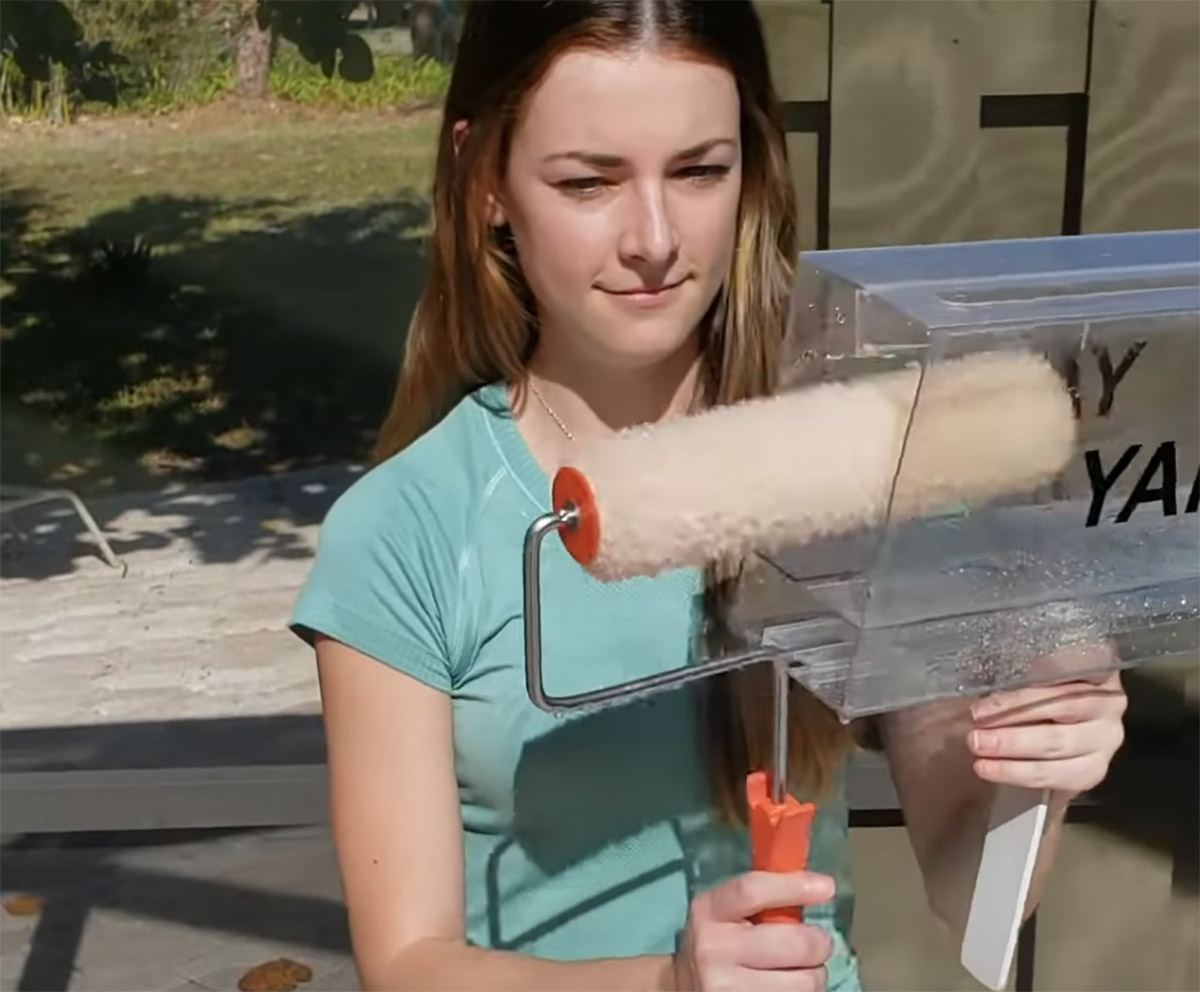 YAK Paint Roll Cleaner - Garden hose paint roller washer