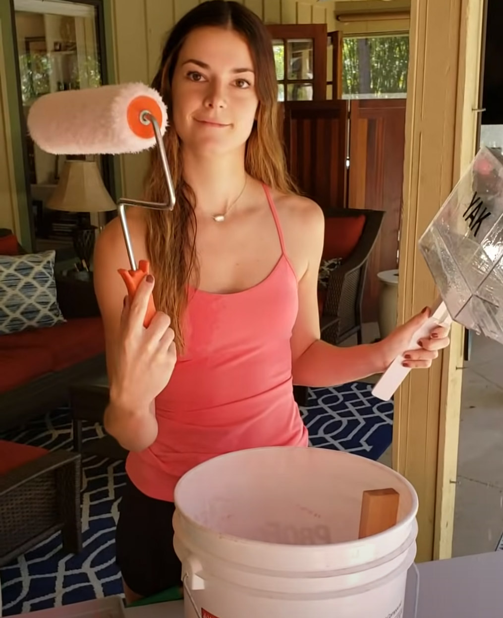 YAK Paint Roll Cleaner - Garden hose paint roller washer
