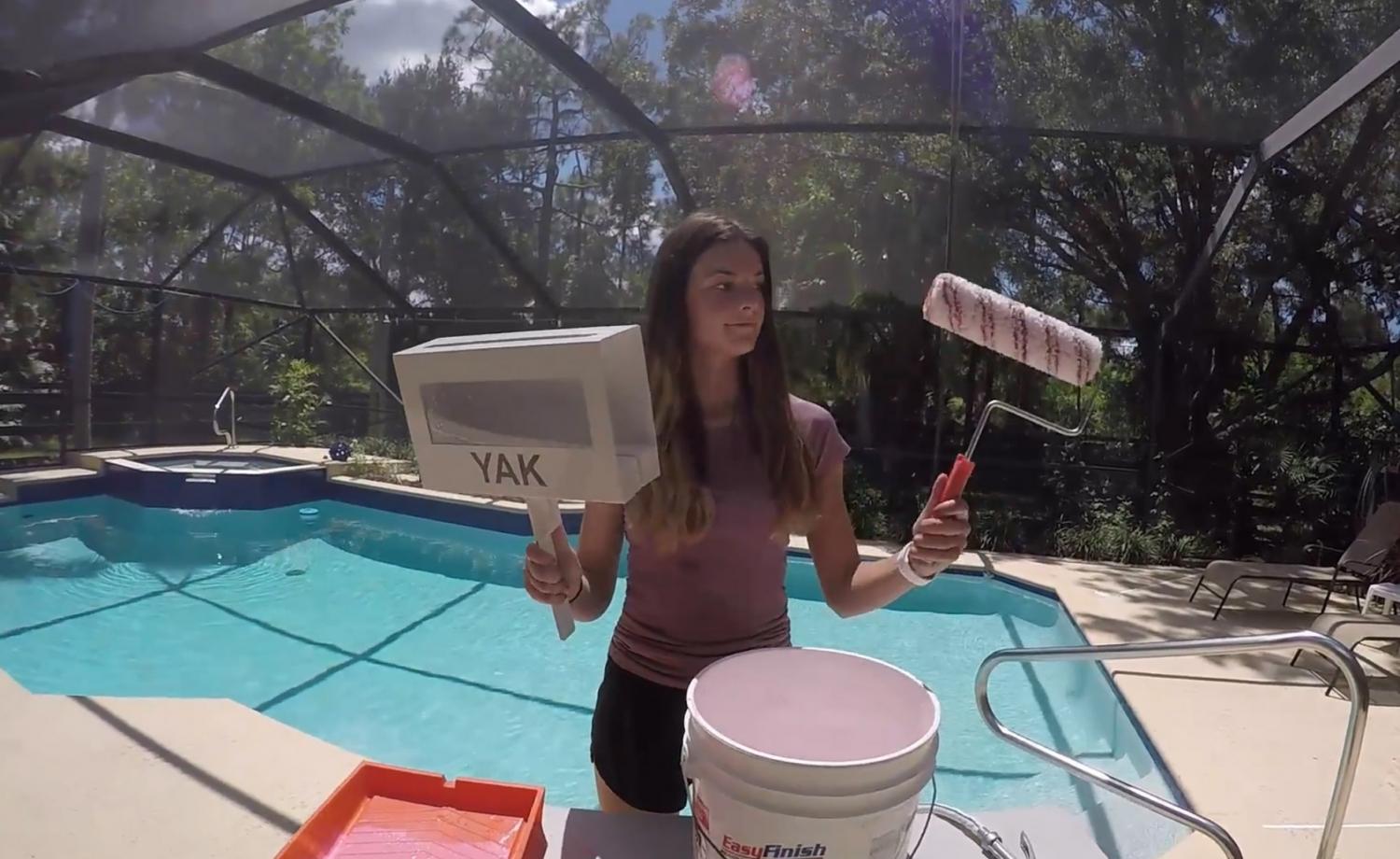 YAK Paint Roll Cleaner - Garden hose paint roller washer