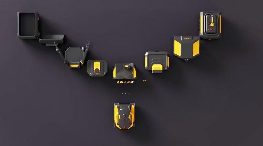 Yarbo Autonomous Yard Robot - Smart landscaping robot that mows, snowblows, and blows leaves