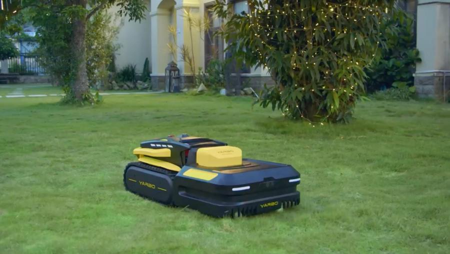 Yarbo Autonomous Yard Robot - Smart landscaping robot that mows, snowblows, and blows leaves