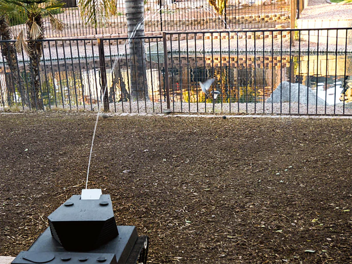 Yardroid Robot lawn mower, leaf blower, fertilizer, weed sprayer
