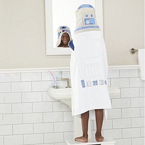 Star Wars R2-D2 Bath Towel Wrap Turns Your Kid Into R2-D2 After Bath-time