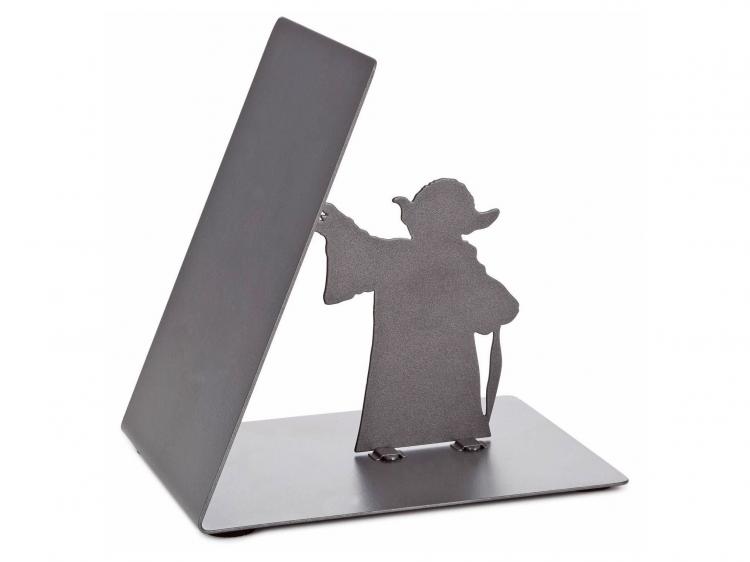 Yoda Bookend Holds Leaning Books Up With The Force - Funny Star Wars Book-end