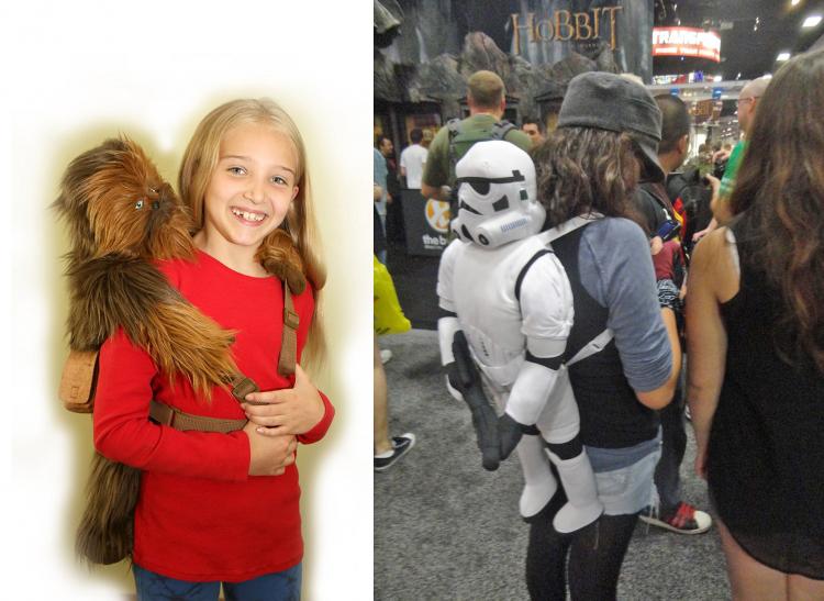 Star Wars Chewbacca Back Buddy Backpack - Stormtropper backpack back buddy