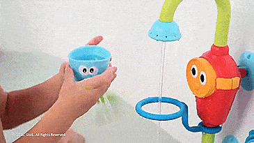Yookidoo Baby Bath Toys Makes Bath-Time Fun - Flow N Fill Baby Bath Toy