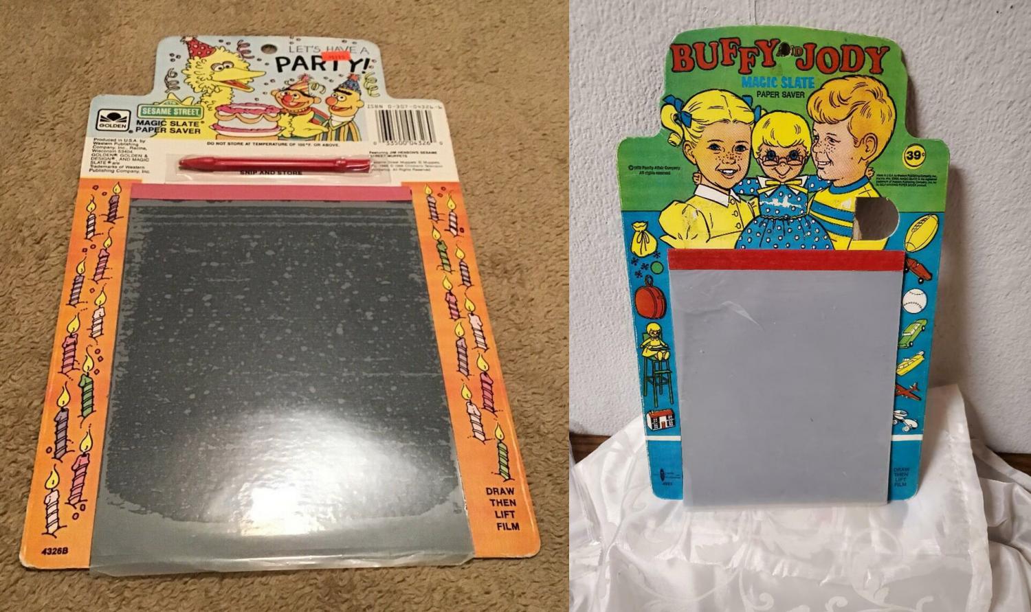 Nostalgic Magic Slate Paper Savers From The 80's and 90's