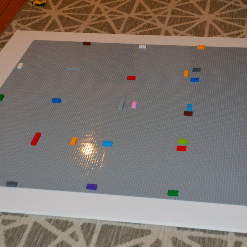 DIY Lego Wall Peel and Stick Lego Base Plates