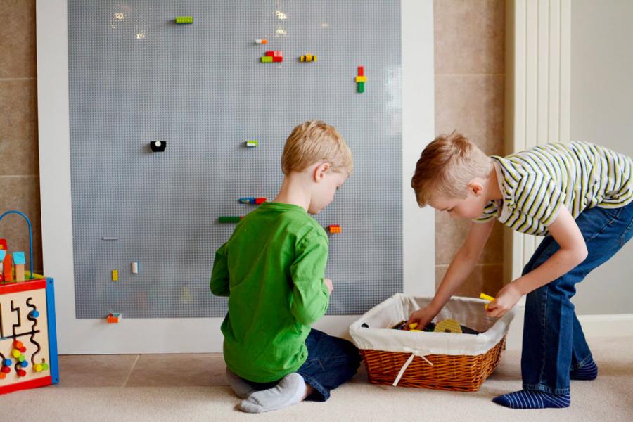 DIY Lego Wall Peel and Stick Lego Base Plates