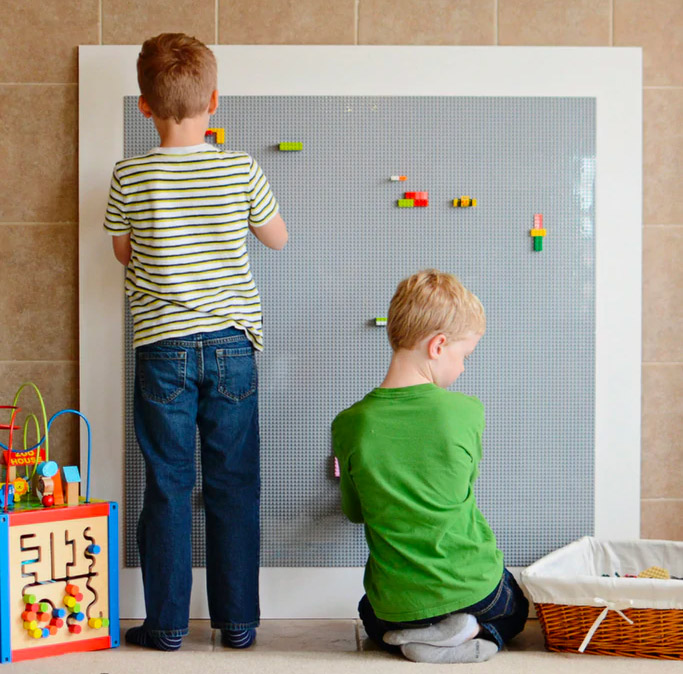 DIY Lego Wall Peel and Stick Lego Base Plates