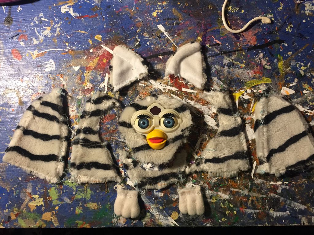 Creepy Furby Centipede - DIY Project Furby Snake Monster