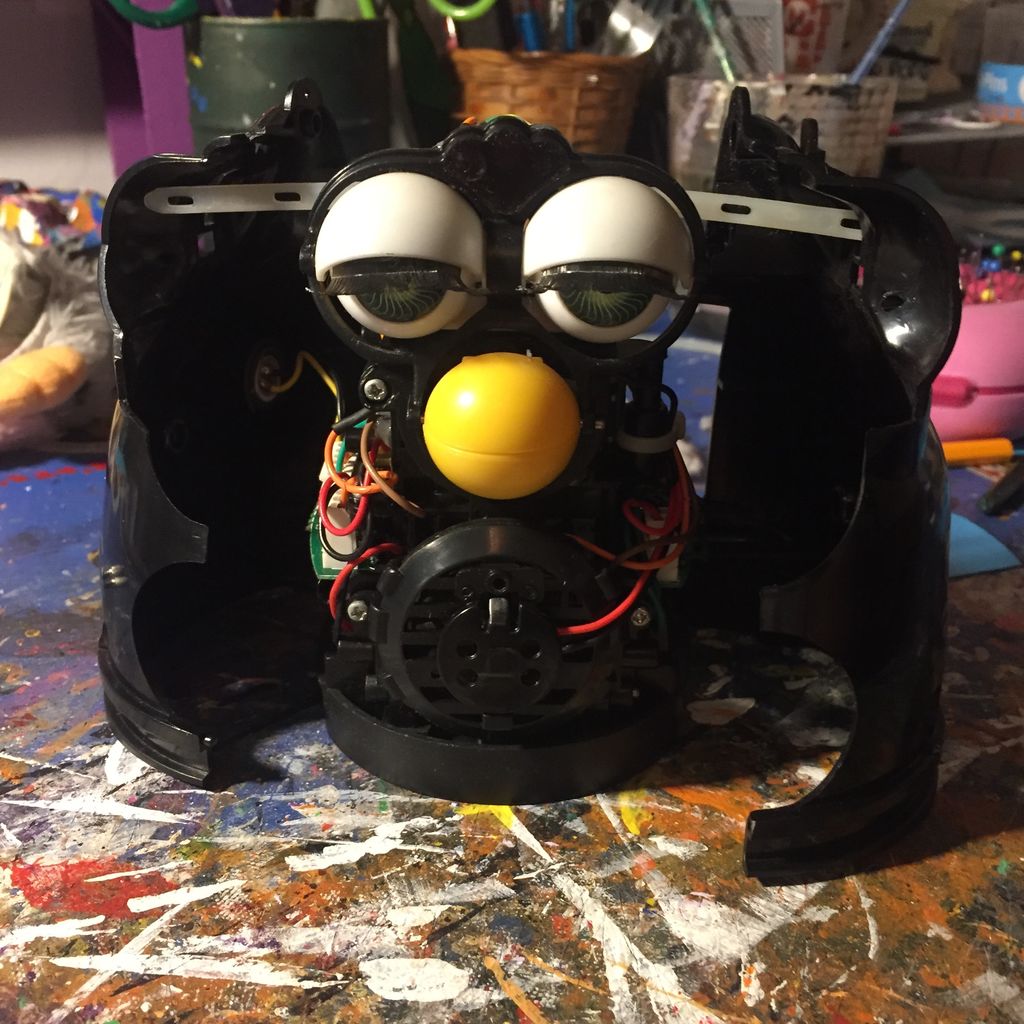 Creepy Furby Centipede - DIY Project Furby Snake Monster
