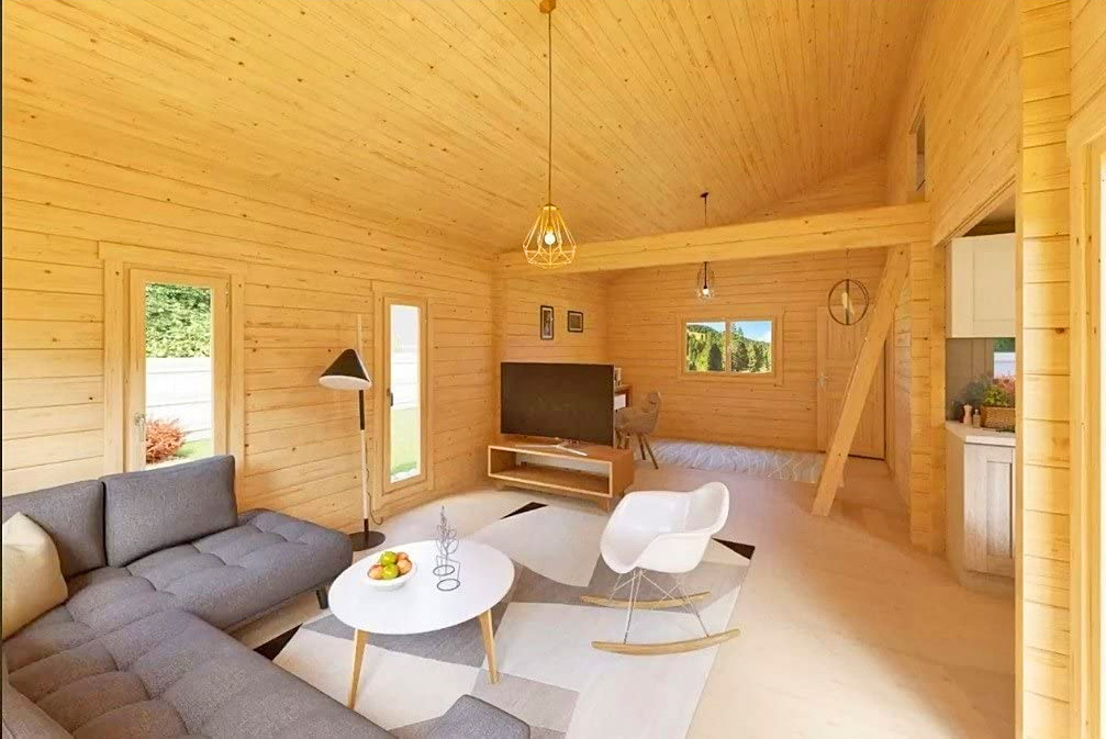 Allwood DIY Cabin Kit - 5-room cabin kit on Amazon
