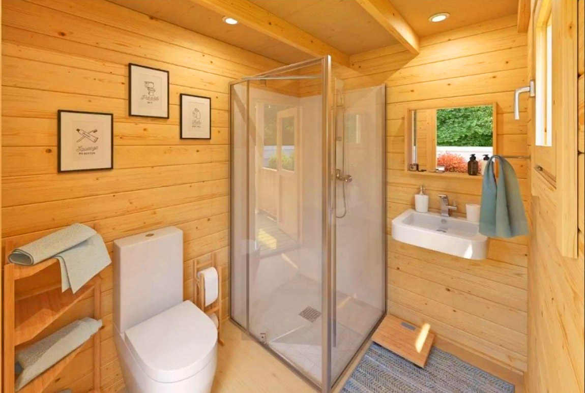 Allwood DIY Cabin Kit - 5-room cabin kit on Amazon
