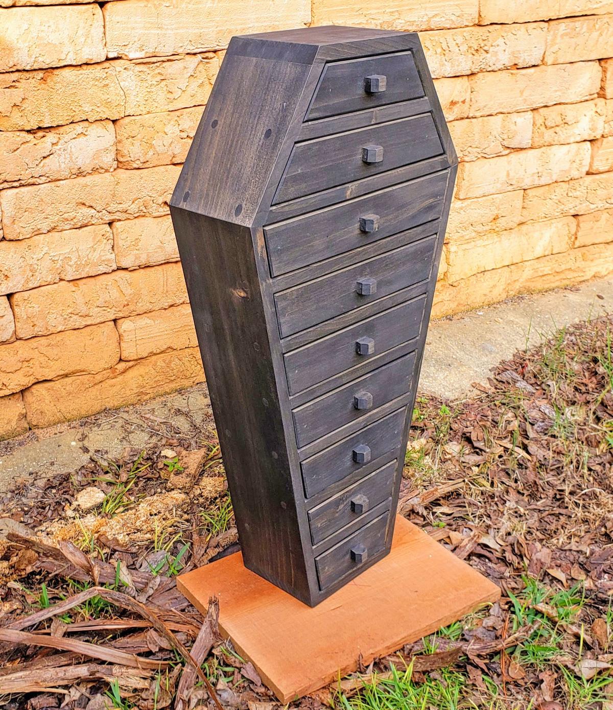 Coffin Apothecary Cabinet