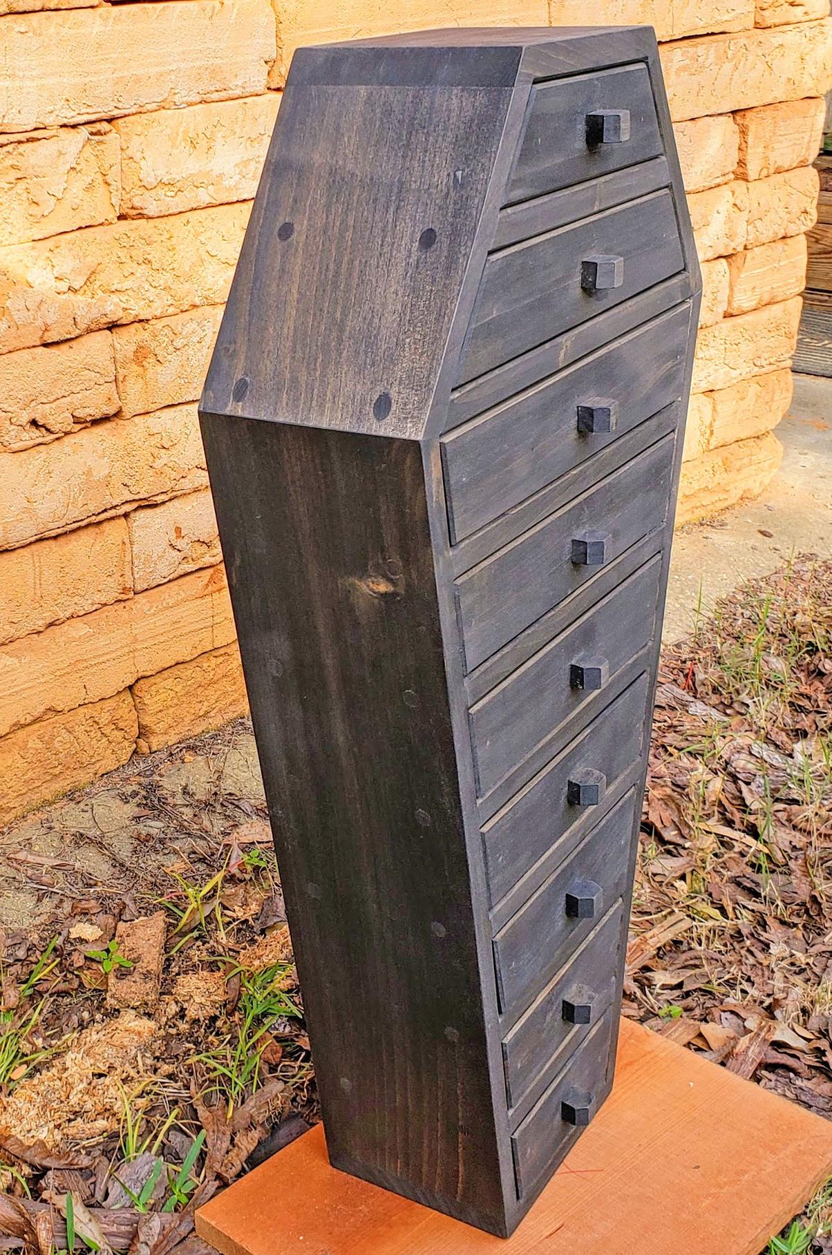 Coffin Apothecary Cabinet