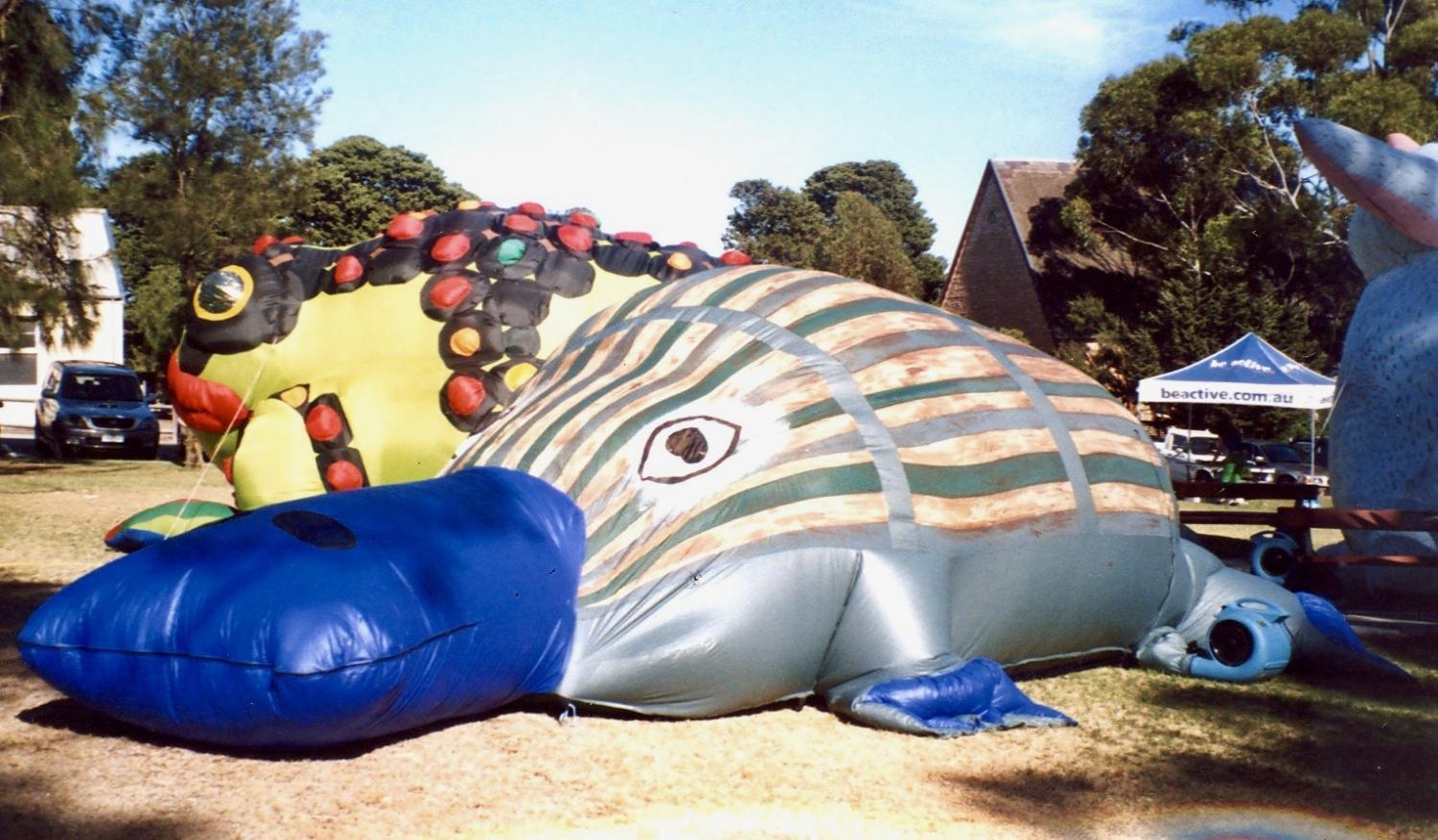 Giant inflatable platypus  - Evelyn Roth